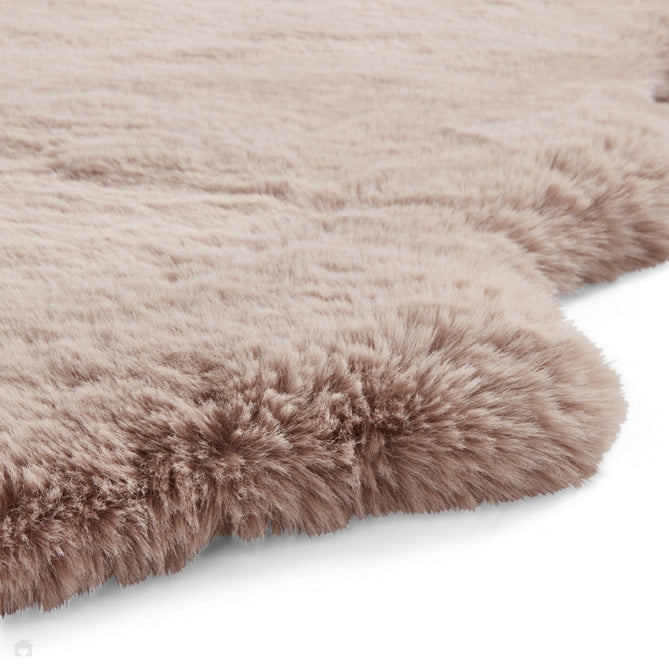 Super Teddy Super Soft Plush Hi Pile Silky Faux Fur Polyester Shaggy Sheepskin Rose Rug-Think Rugs-Rug Love - The Most Loved Rug Store