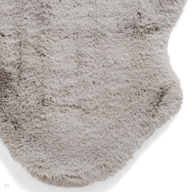 Super Teddy Super Soft Plush Hi Pile Silky Faux Fur Polyester Shaggy Sheepskin Silver Rug-Think Rugs-Rug Love - The Most Loved Rug Store