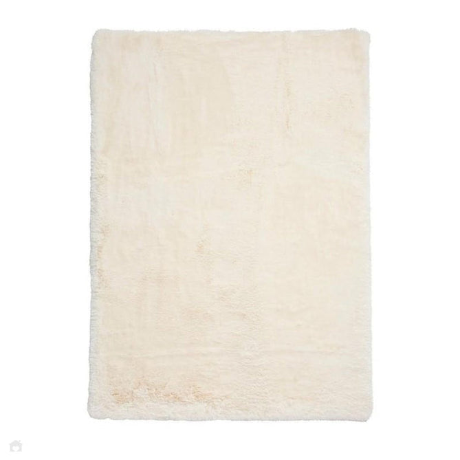 Super Teddy Super Soft Plush Hi Pile Silky Faux Fur Shaggy Ivory Rug 120 x 170 cm-Shop Returns-Rug Love - The Most Loved Rug Store