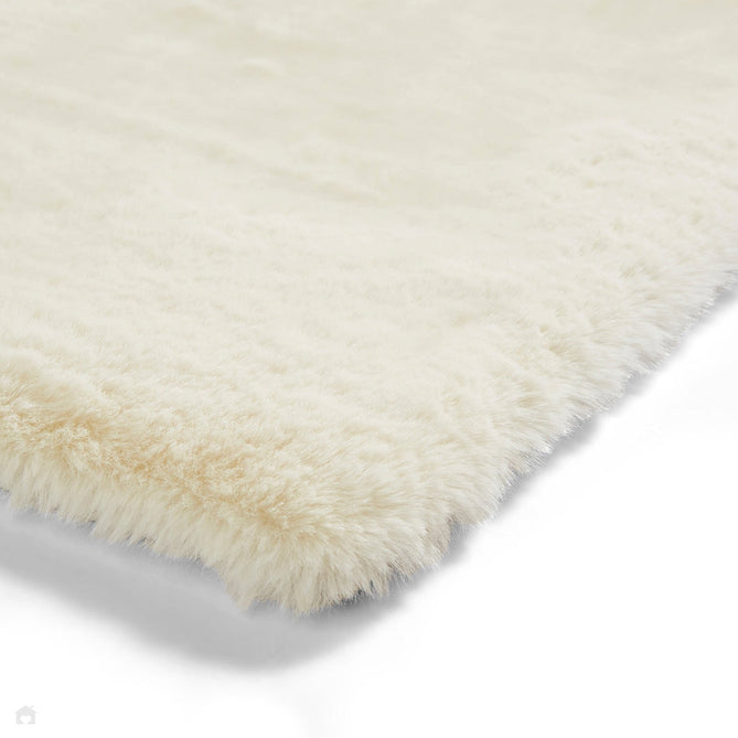 Super Teddy Super Soft Plush Hi Pile Silky Faux Fur Shaggy Ivory Rug-Think Rugs-Rug Love - The Most Loved Rug Store