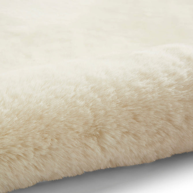 Super Teddy Super Soft Plush Hi Pile Silky Faux Fur Shaggy Ivory Rug-Think Rugs-Rug Love - The Most Loved Rug Store