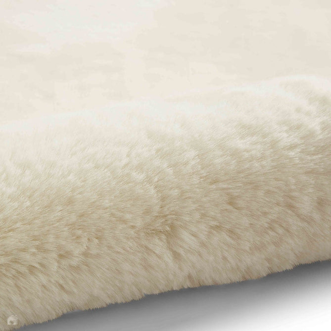 Super Teddy Super Soft Plush Hi Pile Silky Faux Fur Shaggy Ivory Rug-Think Rugs-Rug Love - The Most Loved Rug Store