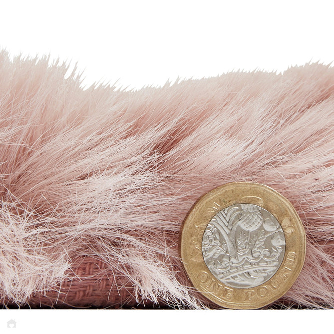 Super Teddy Super Soft Plush Hi Pile Silky Faux Fur Shaggy Rose Rug-Think Rugs-Rug Love - The Most Loved Rug Store