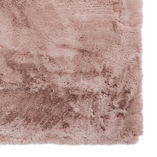 Super Teddy Super Soft Plush Hi Pile Silky Faux Fur Shaggy Rose Rug-Think Rugs-Rug Love - The Most Loved Rug Store