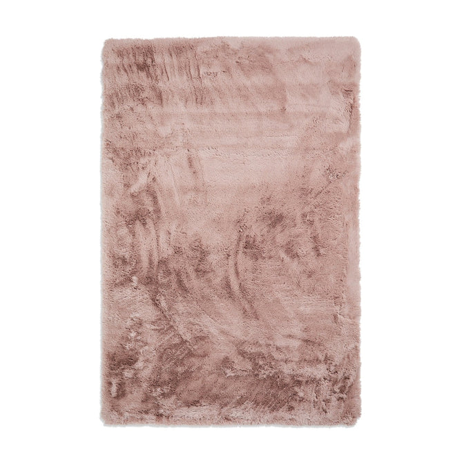 Super Teddy Super Soft Plush Hi Pile Silky Faux Fur Shaggy Rose Rug-Think Rugs-Rug Love - The Most Loved Rug Store