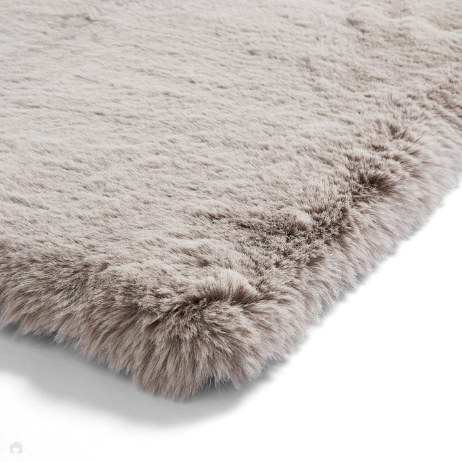 Super Teddy Super Soft Plush Hi Pile Silky Faux Fur Shaggy Silver Rug-Think Rugs-Rug Love - The Most Loved Rug Store