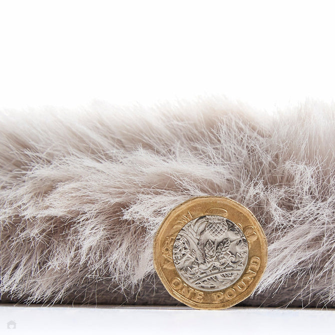 Super Teddy Super Soft Plush Hi Pile Silky Faux Fur Shaggy Silver Rug-Think Rugs-Rug Love - The Most Loved Rug Store