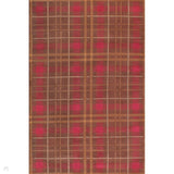 Tartan Check Brown Rug