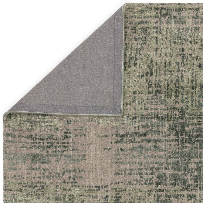 Torino Modern Abstract Distressed Shimmer Tonal Textured Hi-Low Soft Wool Loop & Viscose Flatweave Forest Green Rug-Asiatic Carpets-Rug Love - The Most Loved Rug Store