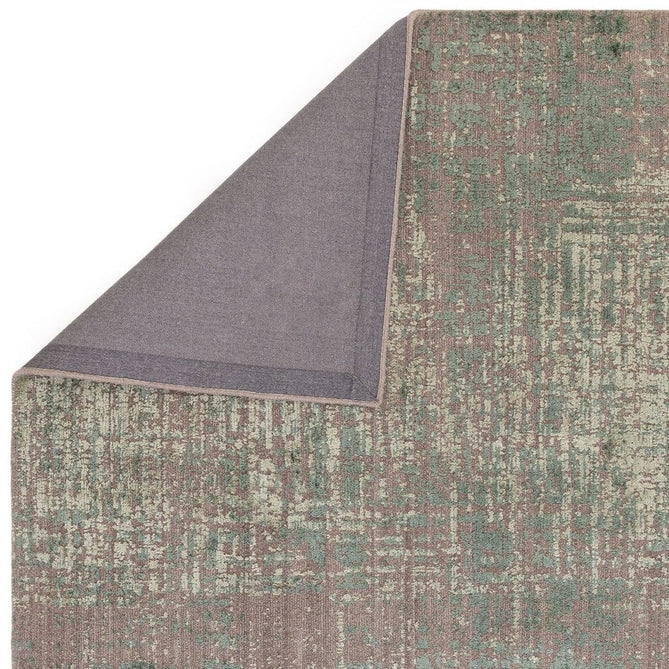 Torino Modern Abstract Distressed Shimmer Tonal Textured Hi-Low Soft Wool Loop & Viscose Flatweave Forest Green Rug-Asiatic Carpets-Rug Love - The Most Loved Rug Store