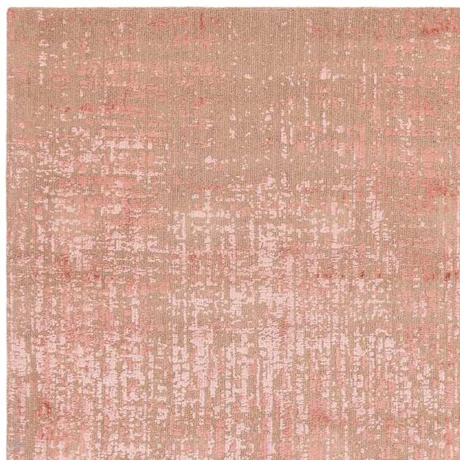 Torino Modern Abstract Distressed Shimmer Tonal Textured Hi-Low Soft Wool Loop & Viscose Flatweave Terracotta/Soft Taupe/Soft Pink Rug-Asiatic Carpets-Rug Love - The Most Loved Rug Store