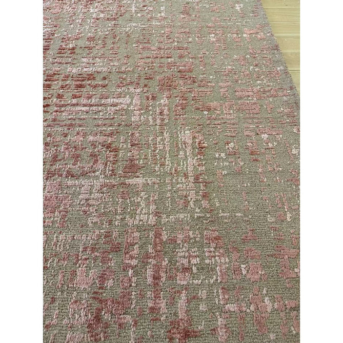 Torino Modern Abstract Distressed Shimmer Tonal Textured Hi-Low Soft Wool Loop & Viscose Flatweave Terracotta/Soft Taupe/Soft Pink Rug-Asiatic Carpets-Rug Love - The Most Loved Rug Store