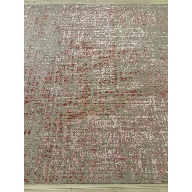 Torino Modern Abstract Distressed Shimmer Tonal Textured Hi-Low Soft Wool Loop & Viscose Flatweave Terracotta/Soft Taupe/Soft Pink Rug-Asiatic Carpets-Rug Love - The Most Loved Rug Store