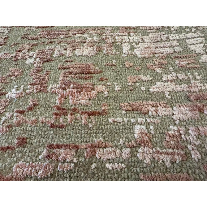 Torino Modern Abstract Distressed Shimmer Tonal Textured Hi-Low Soft Wool Loop & Viscose Flatweave Terracotta/Soft Taupe/Soft Pink Rug-Asiatic Carpets-Rug Love - The Most Loved Rug Store