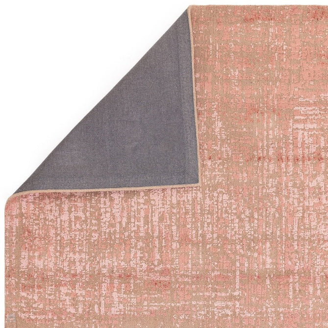 Torino Modern Abstract Distressed Shimmer Tonal Textured Hi-Low Soft Wool Loop & Viscose Flatweave Terracotta/Soft Taupe/Soft Pink Rug-Asiatic Carpets-Rug Love - The Most Loved Rug Store