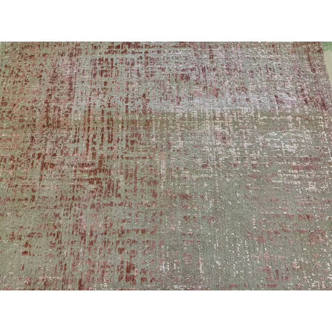 Torino Modern Abstract Distressed Shimmer Tonal Textured Hi-Low Soft Wool Loop & Viscose Flatweave Terracotta/Soft Taupe/Soft Pink Rug-Asiatic Carpets-Rug Love - The Most Loved Rug Store