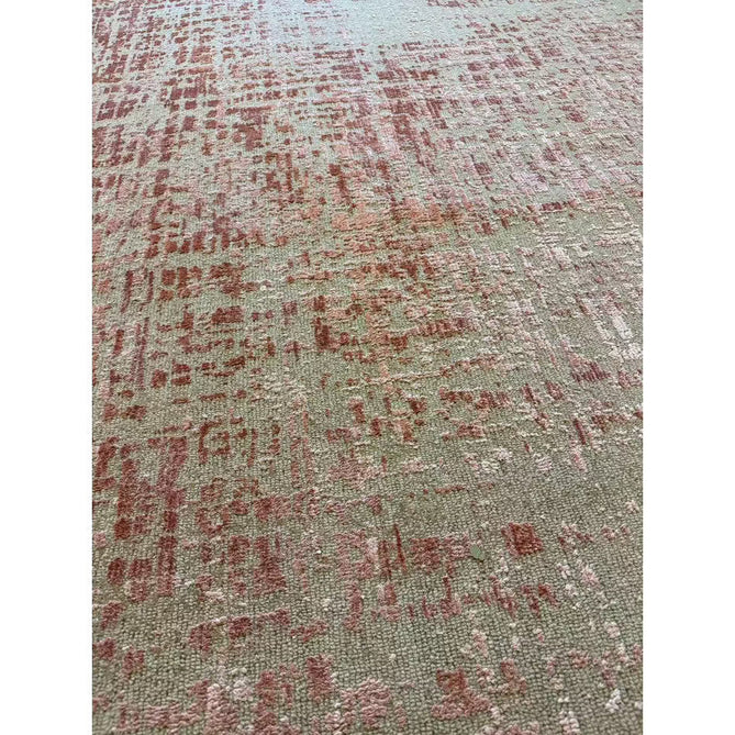 Torino Modern Abstract Distressed Shimmer Tonal Textured Hi-Low Soft Wool Loop & Viscose Flatweave Terracotta/Soft Taupe/Soft Pink Rug-Asiatic Carpets-Rug Love - The Most Loved Rug Store