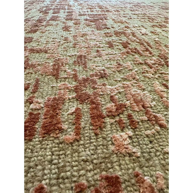 Torino Modern Abstract Distressed Shimmer Tonal Textured Hi-Low Soft Wool Loop & Viscose Flatweave Terracotta/Soft Taupe/Soft Pink Rug-Asiatic Carpets-Rug Love - The Most Loved Rug Store