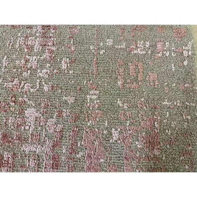 Torino Modern Abstract Distressed Shimmer Tonal Textured Hi-Low Soft Wool Loop & Viscose Flatweave Terracotta/Soft Taupe/Soft Pink Rug-Asiatic Carpets-Rug Love - The Most Loved Rug Store