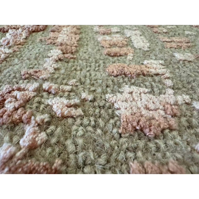 Torino Modern Abstract Distressed Shimmer Tonal Textured Hi-Low Soft Wool Loop & Viscose Flatweave Terracotta/Soft Taupe/Soft Pink Rug-Asiatic Carpets-Rug Love - The Most Loved Rug Store