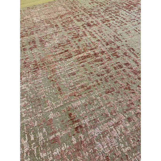 Torino Modern Abstract Distressed Shimmer Tonal Textured Hi-Low Soft Wool Loop & Viscose Flatweave Terracotta/Soft Taupe/Soft Pink Rug-Asiatic Carpets-Rug Love - The Most Loved Rug Store