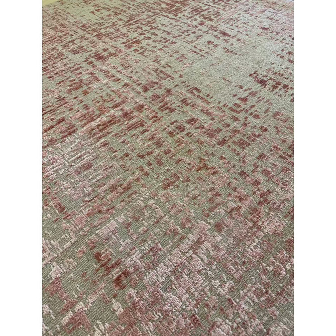 Torino Modern Abstract Distressed Shimmer Tonal Textured Hi-Low Soft Wool Loop & Viscose Flatweave Terracotta/Soft Taupe/Soft Pink Rug-Asiatic Carpets-Rug Love - The Most Loved Rug Store