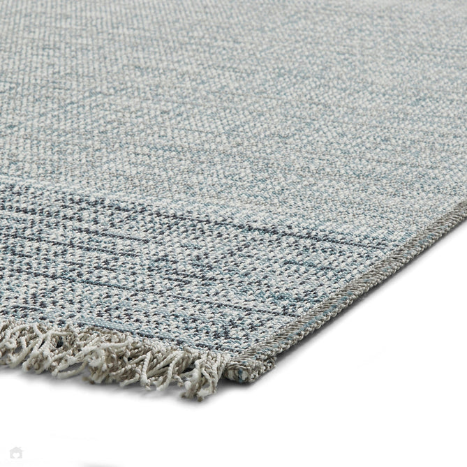 Tweed 9743 Durable Stain-Resistant Weatherproof Flatweave In-Outdoor Beige/Blue Rug-Think Rugs-Rug Love - The Most Loved Rug Store