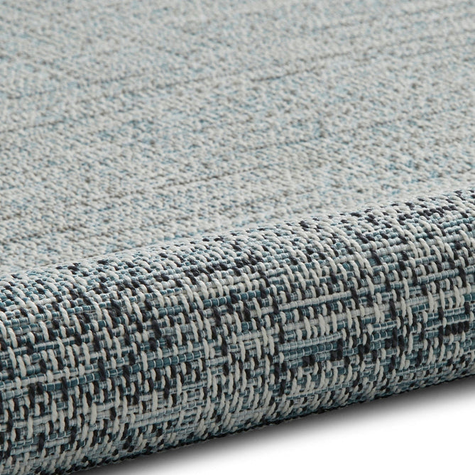 Tweed 9743 Durable Stain-Resistant Weatherproof Flatweave In-Outdoor Beige/Blue Rug-Think Rugs-Rug Love - The Most Loved Rug Store