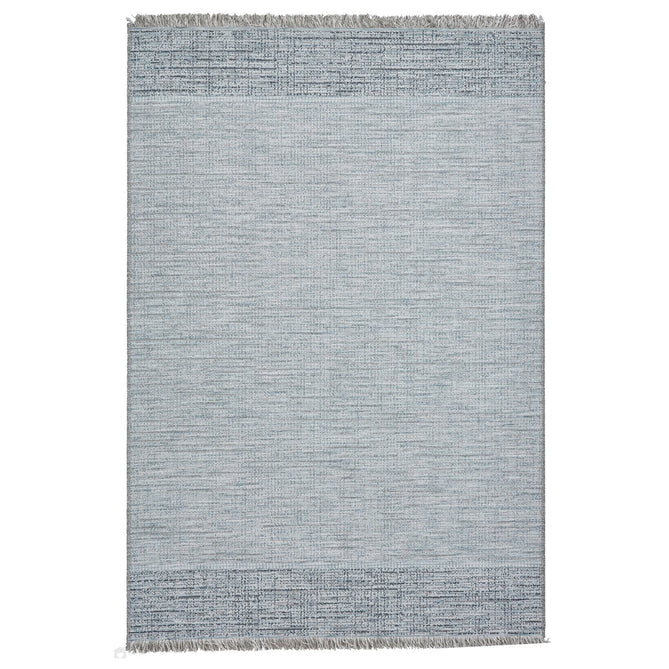 Tweed 9743 Durable Stain-Resistant Weatherproof Flatweave In-Outdoor Beige/Blue Rug-Think Rugs-Rug Love - The Most Loved Rug Store