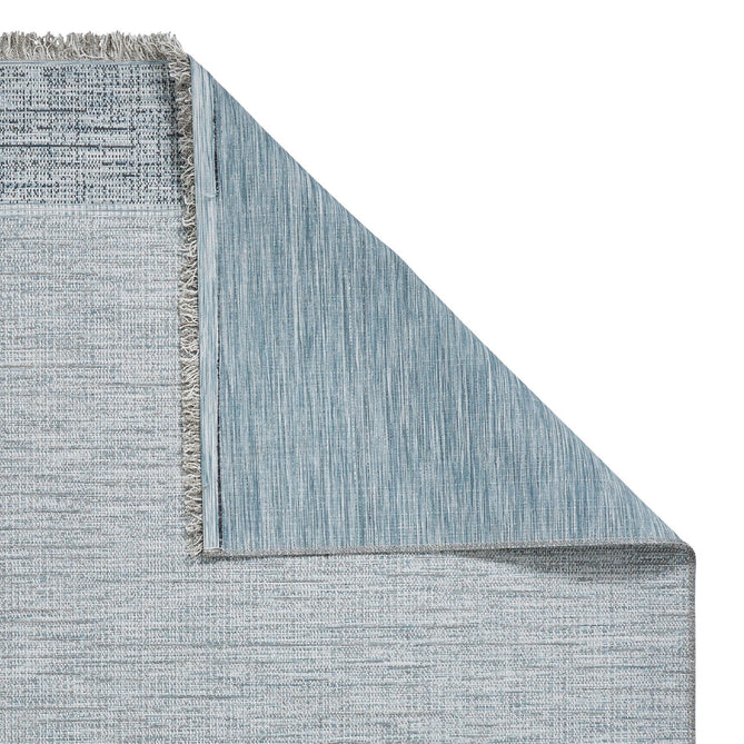 Tweed 9743 Durable Stain-Resistant Weatherproof Flatweave In-Outdoor Beige/Blue Rug-Think Rugs-Rug Love - The Most Loved Rug Store