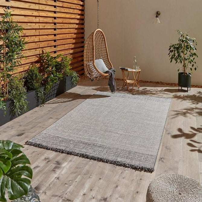 Tweed 9743 Durable Stain-Resistant Weatherproof Flatweave In-Outdoor Silver Rug-Think Rugs-Rug Love - The Most Loved Rug Store