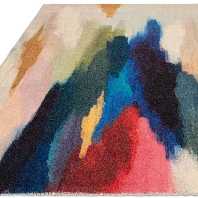 Vision Pigment Modern Abstract Hand-Woven Printed Wool Flat-Pile Multicolour Rug-Asiatic Carpets-Rug Love - The Most Loved Rug Store