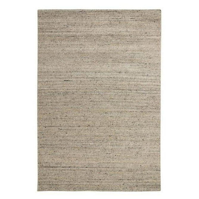 Vista Modern Plain Hand-Woven Ribbed Textured Wool Natural Cream Rug-Oriental Weavers-Rug Love - The Most Loved Rug Store