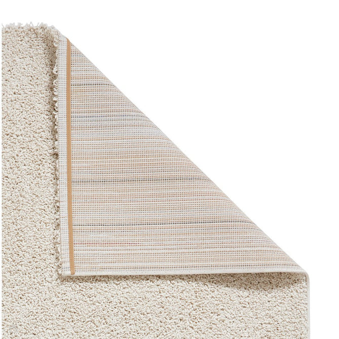 Washable Bali 950 Modern Plain Sleek Low Profile Shaggy Cream Rug-Think Rugs-Rug Love - The Most Loved Rug Store