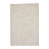 Washable Bali 950 Modern Plain Sleek Low Profile Shaggy Cream Rug