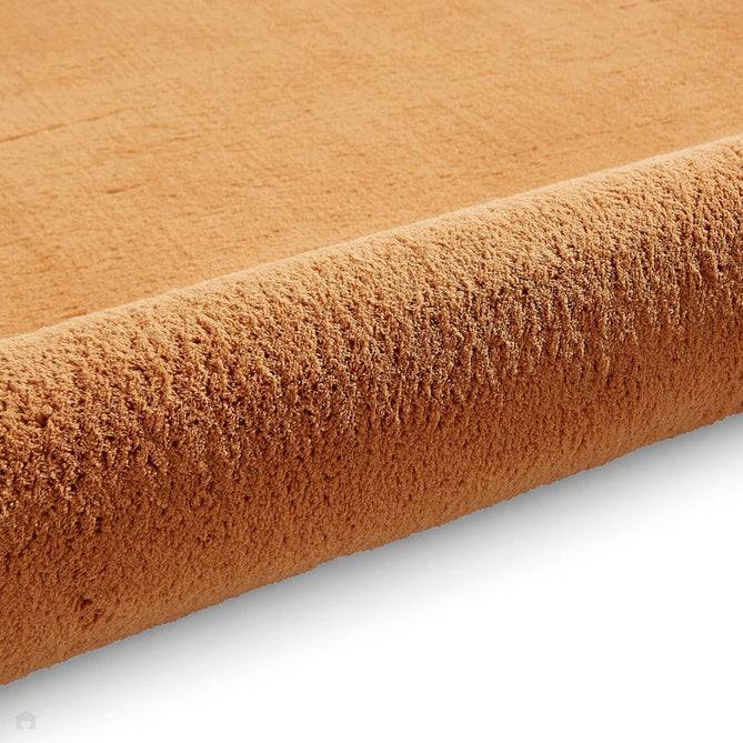 Washable Bay Modern Plain Sleek Low Profile Smooth Textured Super-Soft Polyester Shaggy Camel Rug-Think Rugs-Rug Love - The Most Loved Rug Store