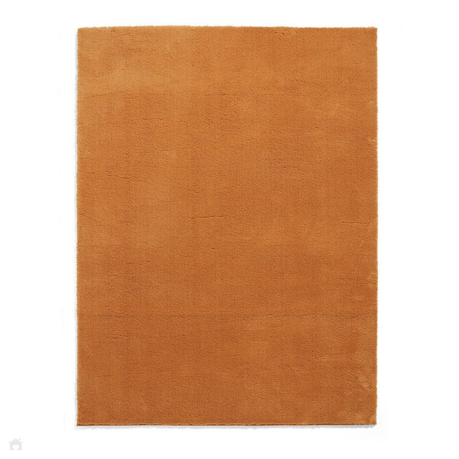 Washable Bay Modern Plain Sleek Low Profile Smooth Textured Super-Soft Polyester Shaggy Camel Rug-Think Rugs-Rug Love - The Most Loved Rug Store