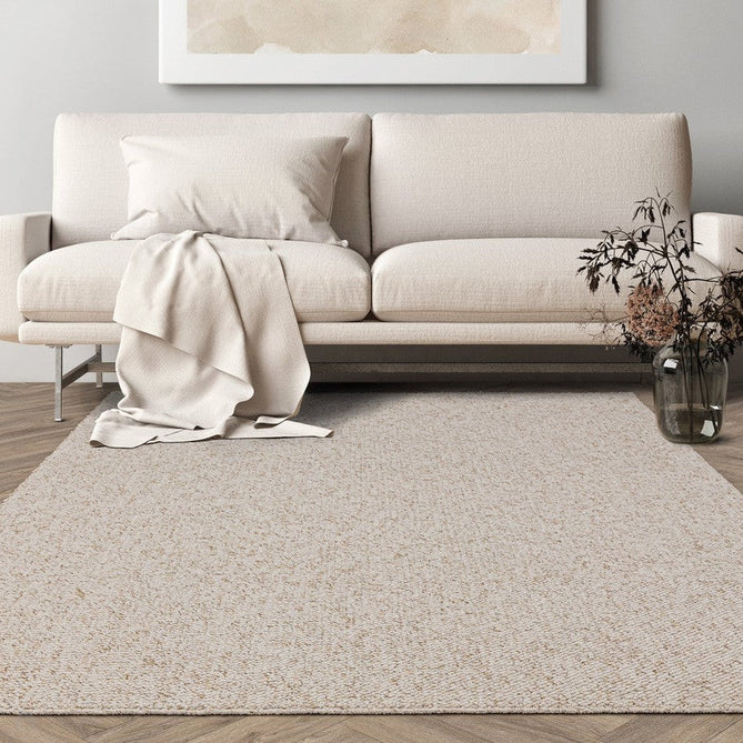 Washable Boden Modern Plain Bobble Textured Soft-Touch Polyester Flatweave Ivory Rug-Asiatic Carpets-Rug Love - The Most Loved Rug Store