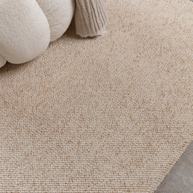 Washable Boden Modern Plain Bobble Textured Soft-Touch Polyester Flatweave Ivory Rug-Asiatic Carpets-Rug Love - The Most Loved Rug Store