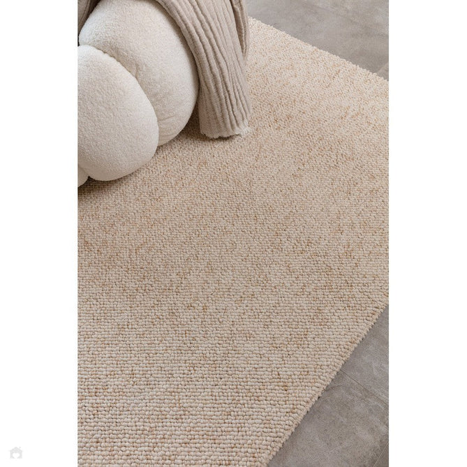 Washable Boden Modern Plain Bobble Textured Soft-Touch Polyester Flatweave Ivory Rug-Asiatic Carpets-Rug Love - The Most Loved Rug Store