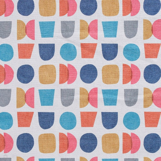 Washable Catherine Lansfield Connect Geo Modern Geometric Multicolour Flatweave Rug-Think Rugs-Rug Love - The Most Loved Rug Store