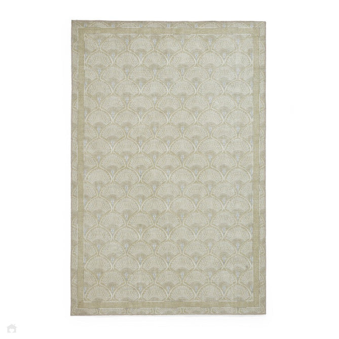 Washable Catherine Lansfield Deco Peacock Green Flatweave Rug-Think Rugs-Rug Love - The Most Loved Rug Store