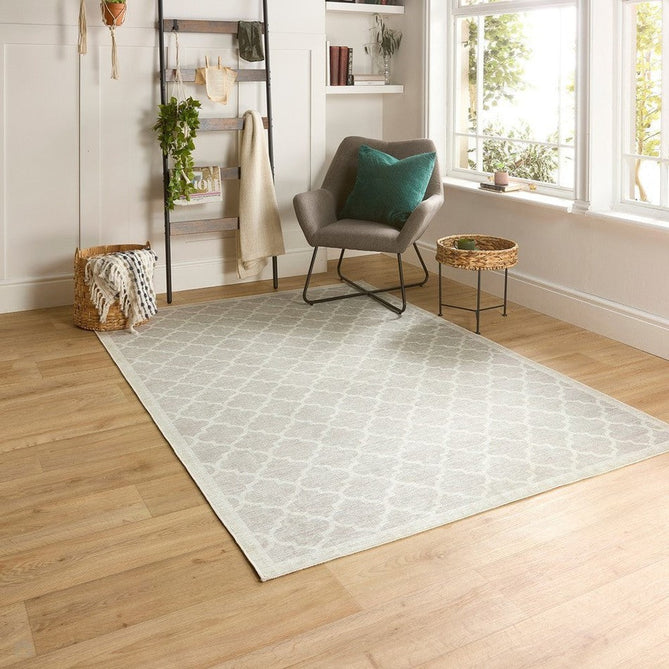 Washable Chateau Trellis Flatweave Neutral/Natural Rug-Origins-Rug Love - The Most Loved Rug Store