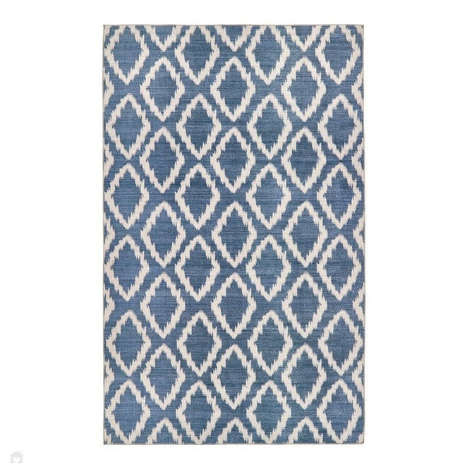 Washable Como Flatweave Blue Rug-Origins-Rug Love - The Most Loved Rug Store