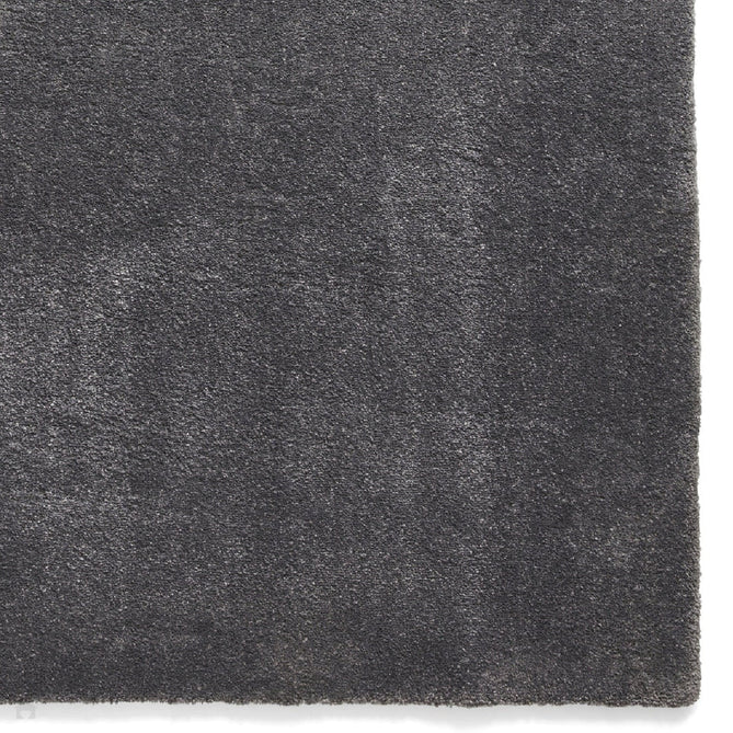 Washable Cove Sleek Low Pile Texture Soft Plain Polyproplene Shaggy Charcoal Rug-Think Rugs-Rug Love - The Most Loved Rug Store