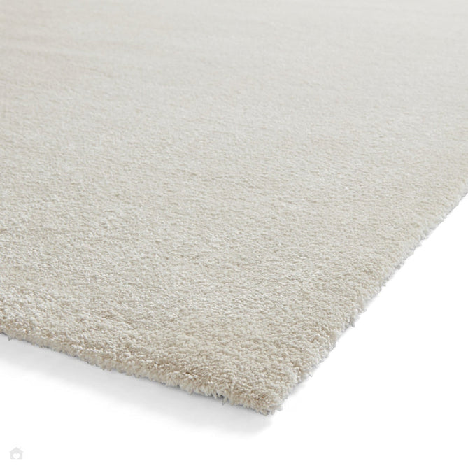 Washable Cove Sleek Low Pile Texture Soft Plain Polyproplene Shaggy Cream Rug-Think Rugs-Rug Love - The Most Loved Rug Store