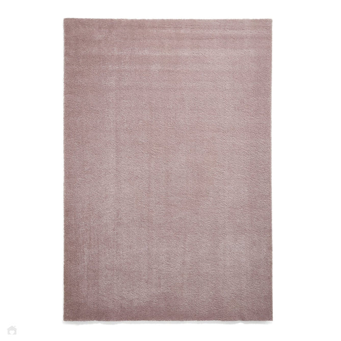 Washable Cove Sleek Low Pile Texture Soft Plain Polyproplene Shaggy Rose Rug-Think Rugs-Rug Love - The Most Loved Rug Store