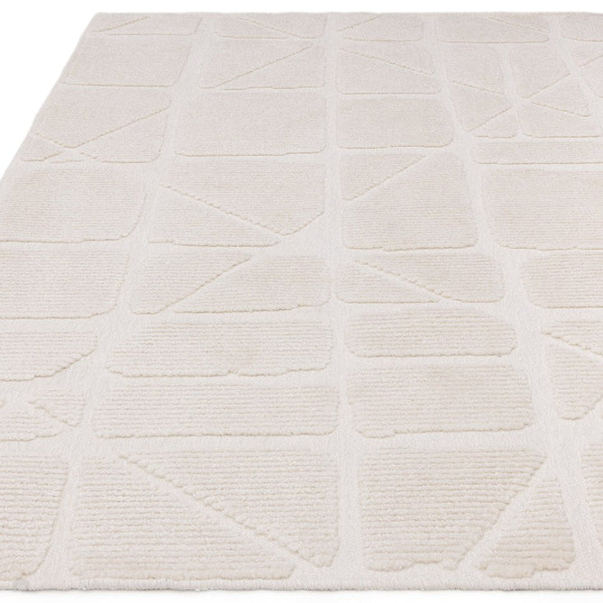 Washable Freja Method Modern Abstract Soft-Touch Hi-Low Textured Flatweave Ivory Rug-Asiatic Carpets-Rug Love - The Most Loved Rug Store