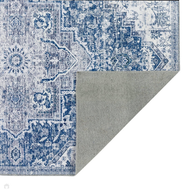 Washable Garda Flatweave Blue Rug-Origins-Rug Love - The Most Loved Rug Store