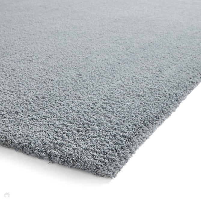 Washable Kara Plush Soft Plain Eco-Friendly Recycled Polyester Shaggy Light Blue Rug-Think Rugs-Rug Love - The Most Loved Rug Store